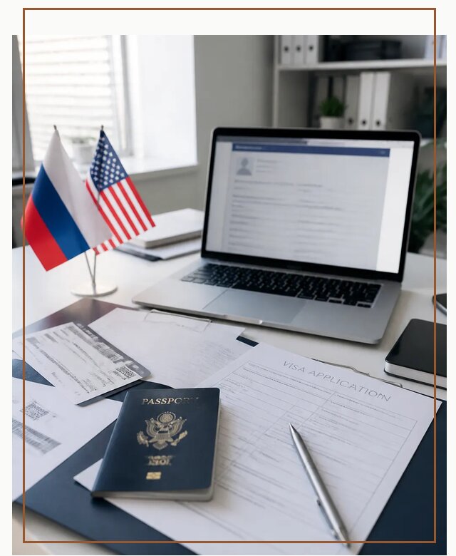 Оформление визы в США для туристов и бизнеса в Печоре