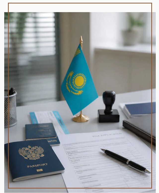 Оформление визы в Казахстан для поездки и работы в Печоре
