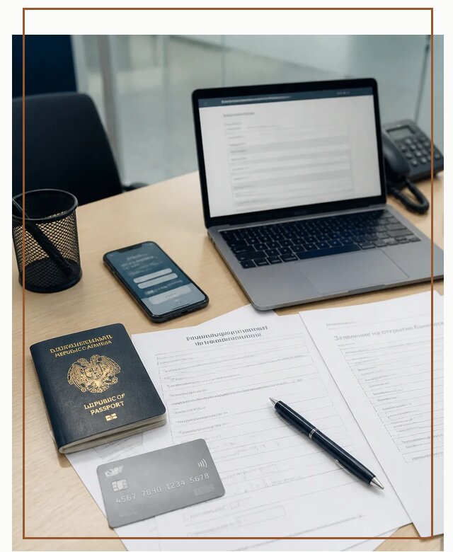Открытие счета и карты в Армении для граждан в Печоре
